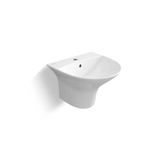 Chậu liền chân treo tường V63
